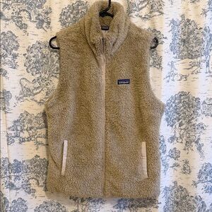 Patagonia Beige Fleece Vest